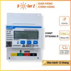 Đồng hồ điện 3 pha Chint DTSU666 thông minh - Solar Z