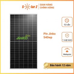 Tấm Pin Năng Lượng Mặt Trời Jinko 540wp Có CO CQ